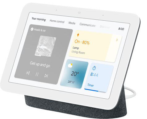Google Nest Hub 2a generationen Charcoal