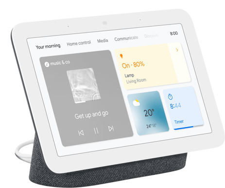 Google Nest Hub 2a generationen Charcoal