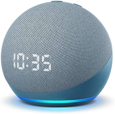 Amazon Echo Dot 4th Gen Blue/Grey incl. Clock