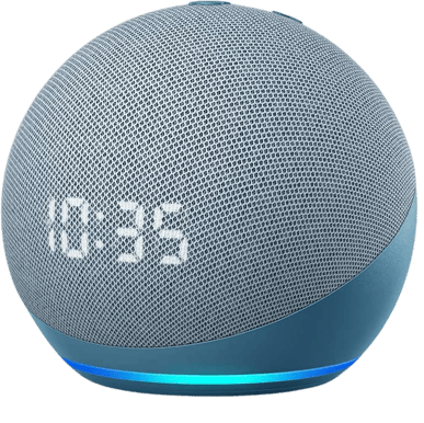 Amazon Echo Dot 4th Gen Blue/Grey incl. Clock