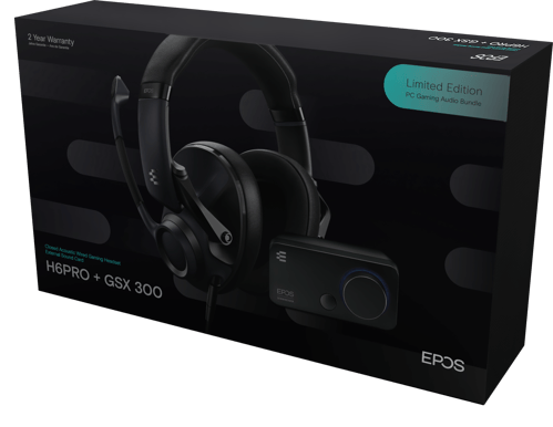 EPOS H6 Pro Closed + GSX 300 - Svart/Blå