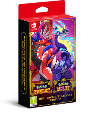 Pokémon Scarlet and Pokémon Violet Dual Pack SteelBook Edition - Switch