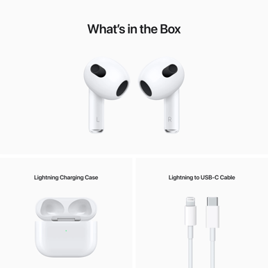 Apple Airpods (3rd Gen) med Lightning-fodral