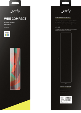 Xtrfy WR5 Compact Wrist rest Röd