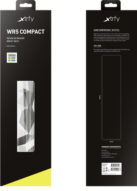 Xtrfy WR5 Compact Wrist rest Litus Vit