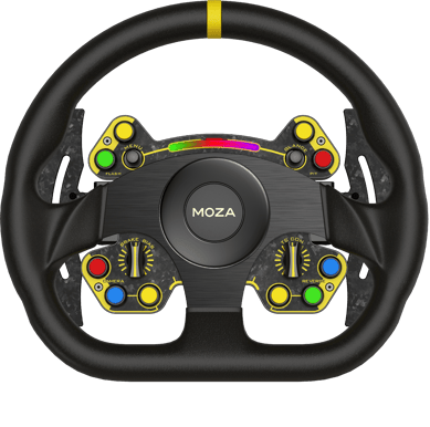 Moza - RS - Steering Wheel D-Shaped Leather