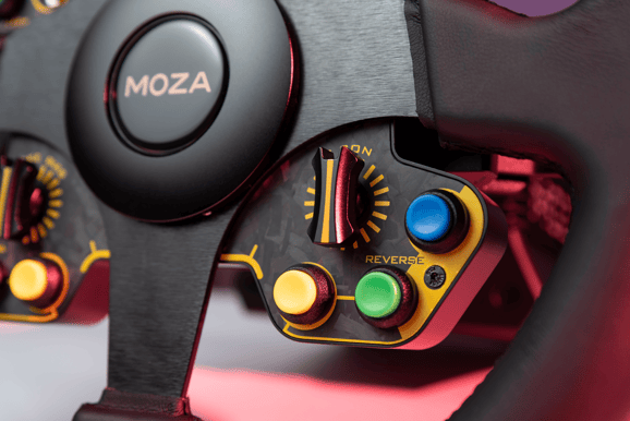 Moza - RS - Steering Wheel D-Shaped Leather
