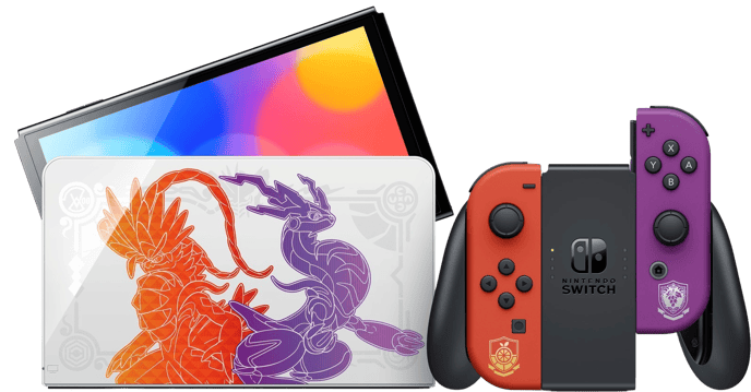 Nintendo Switch Konsol OLED - Scarlet/Violet