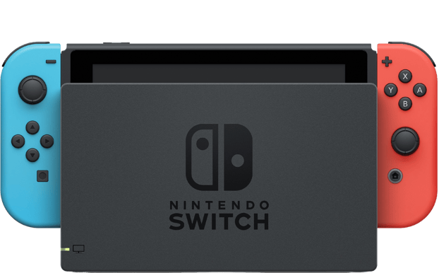 Nintendo Switch Konsol - Neon Röd/Blå  (2019) kompakt