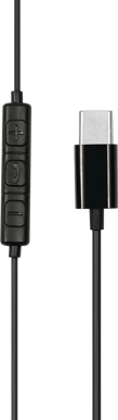 STREETZ Headset USB-C Svart