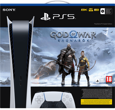 Sony Playstation 5 Digital Edition: God of War Ragnarök Bundle