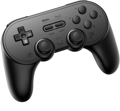 8Bitdo Pro2 Svart Trådlös