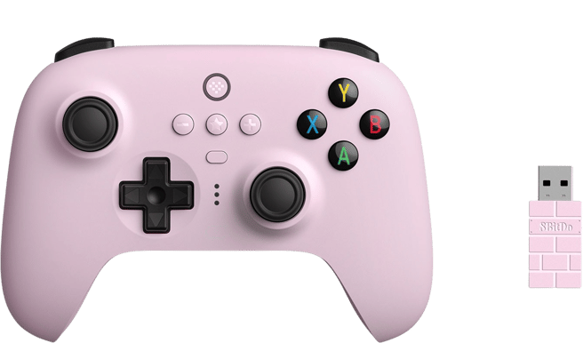 8bitdo Ultimate Pad 2,4g Trådlös Rosa