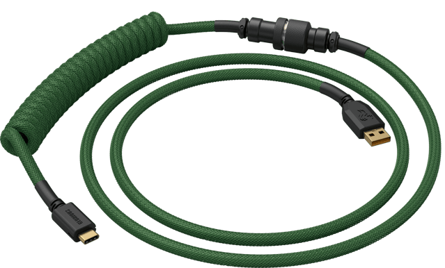 Glorious Coil Cable Forest Green