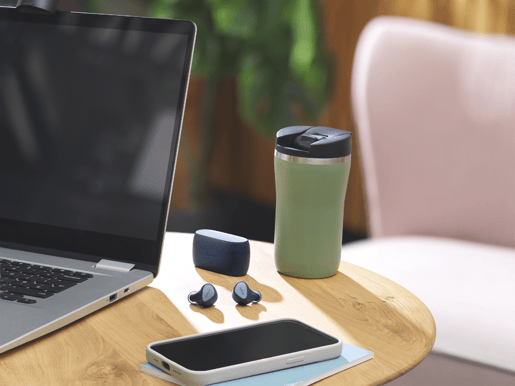 Jabra Elite 4 Marinblå