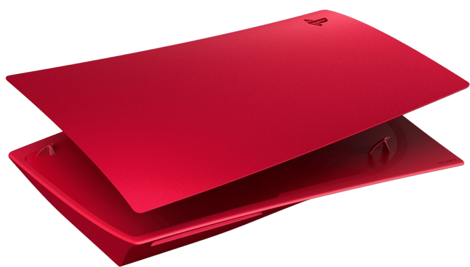 Sony Playstation 5 Cover Volcanic Red