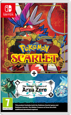 Pokémon Scarlet + The Hidden Treasure of Area Zero - Switch