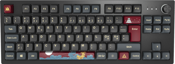 Montech MKey TKL Darkness Black/Red Gateron G Pro 2.0 Yellow
