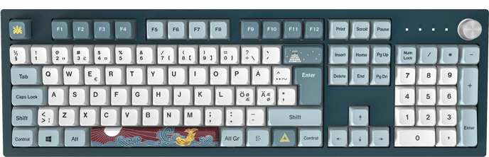 Montech MKey Fullsize Freedom Blue/White Gateron G Pro 2.0 Yellow