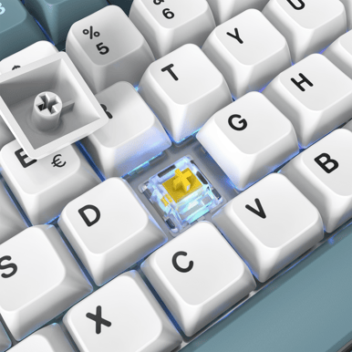 Montech MKey Fullsize Freedom Blue/White Gateron G Pro 2.0 Yellow