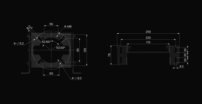 Moza - Wheel Base Front Mount