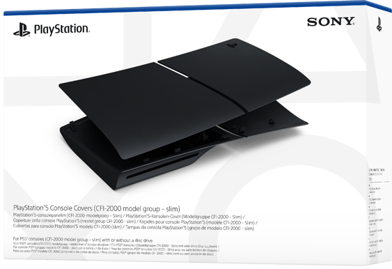 Sony Playstation 5 Slim Cover Midnight Black