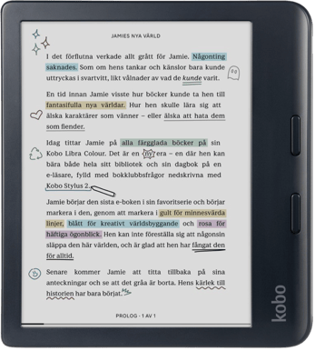 Kobo Libra Colour Svart