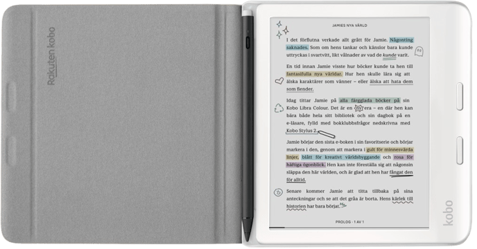 Kobo Libra Colour Notebook SleepCover Beige