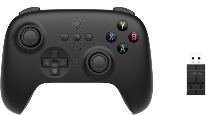 8bitdo Ultimate Pad 2,4g Trådlös Svart - Hall Effect