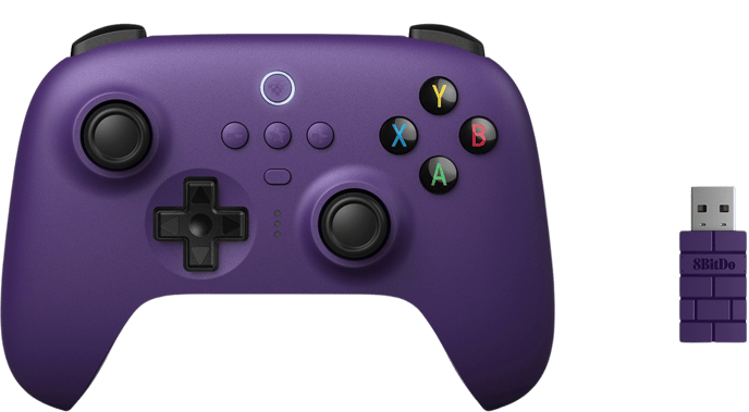 8bitdo Ultimate Pad 2,4g Trådlös Lila - Hall Effect