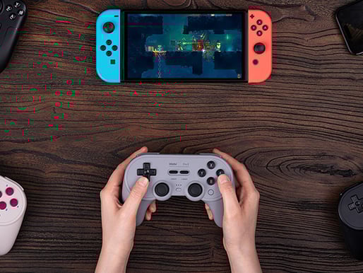 8Bitdo Pro2 Svart Trådlös - Hall effect