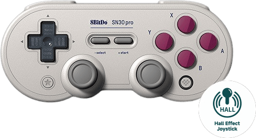 8Bitdo SN30 Pro G-Classic Trådlös - Hall effect