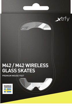 Xtrfy M42 Glass skates Vit