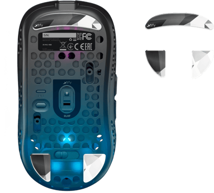 Xtrfy MZ1 Glass skates Vit