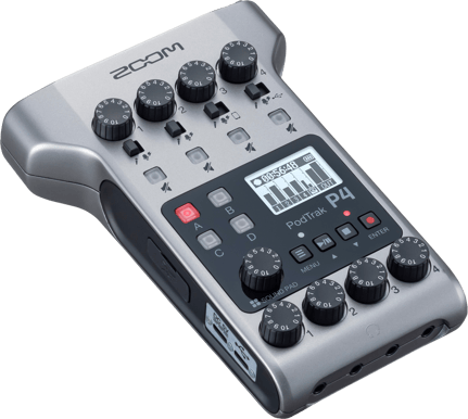 Zoom PODTRAK P4 Podcasting Recorder