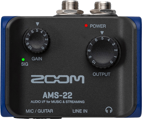 Zoom AMS-22 ljudgränssnitt