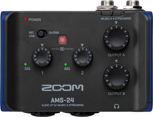 Zoom AMS-24 ljudgränssnitt