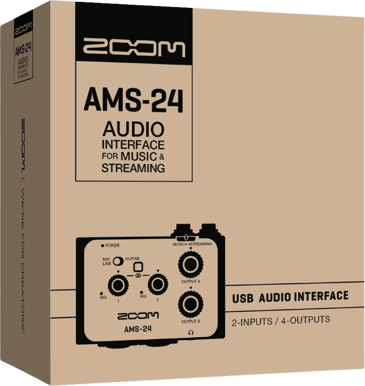 Zoom AMS-24 ljudgränssnitt