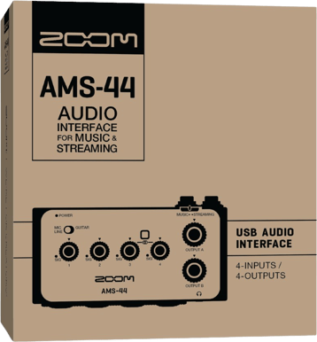Zoom AMS-44 ljudgränssnitt
