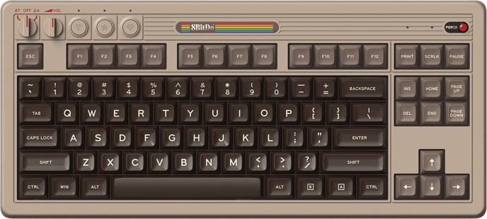 8bitdo Mechanical Keyboard C64 Edition