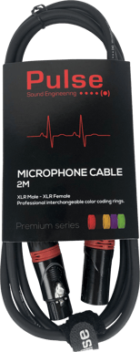 Pulse Mikrofonkabel 2m XLR/XLR