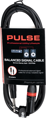 Pulse Balanserad signal kabel 2m 1,4Stereo/XLR