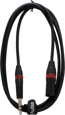 Pulse Balanserad signal kabel 2m 1,4Stereo/XLR