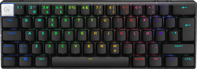 Logitech G Pro X 60 Lightspeed - Tactile Svart - Julkalender (20st)