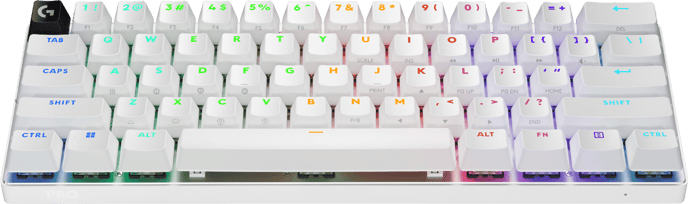Logitech G Pro X 60 Lightspeed - Tactile Vit - Julkalender (5st)