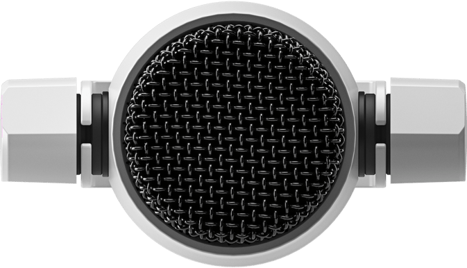 RØDE Mikrofon PodMic Vit XLR