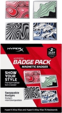 HyperX Abstract Series Magnetic Badge