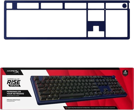 HyperX Top Plate Alloy Rise Marinblå