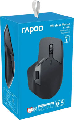 RAPOO MT760L Trådlös Multi-Mode Datormus Grå