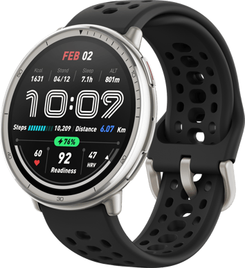 Amazfit Active 2 Black Sport Silicone